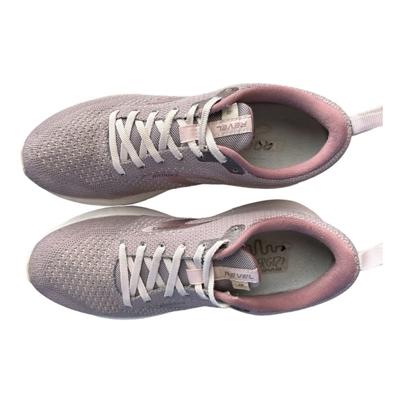 Brooks Revel 4 Running Comfortable Women's Sneakers Size 8.5 Metallic Primrose - Picture 3 of 8